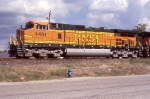 BNSF 4491 leading WB into Englewood